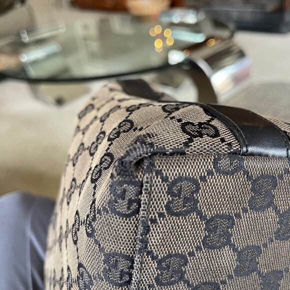 Black Canvas Gucci Purse - Picture 13 of 17